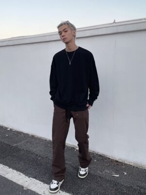 Mecha Cotton Cargo Pants (Brown)