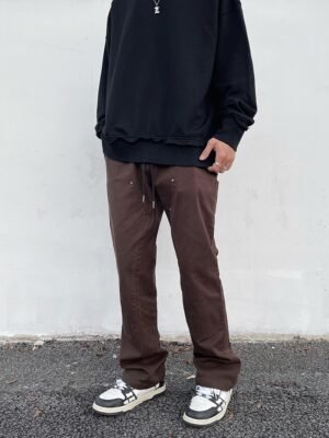 Mecha Cotton Cargo Pants (Brown)