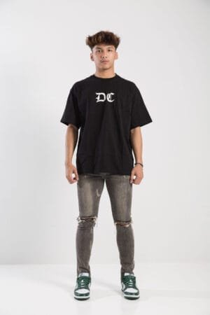 Washed Grey Ripped Jeans