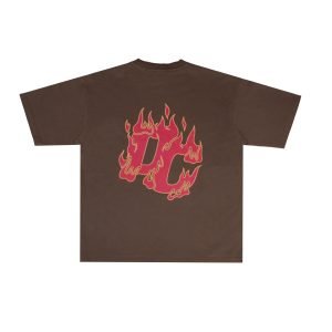 Flame Oversize Tee(Brown)