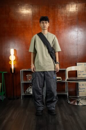 Parachute Cargo Pants(Smoke Grey)