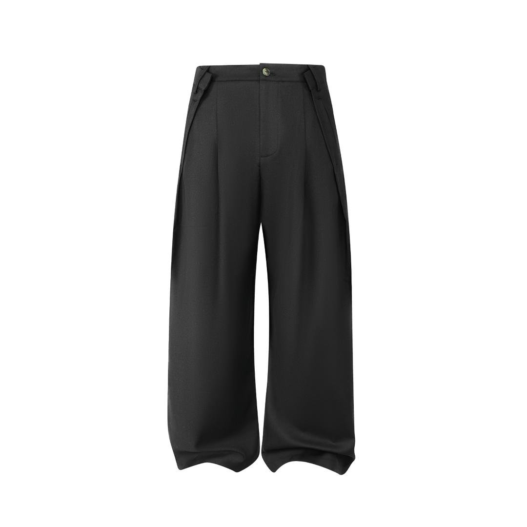 Arus Curve Pleated Pants